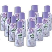 Green World 12'li Aerosol Sprey Kolonya Lavanta 12 x 150 ml