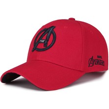 Luxuitems Marvel The Avengers Unisex Günlük Beyzbol Şapkası Vizör Brim Snapback Spor Güneş Şapkası (Yurt Dışından)