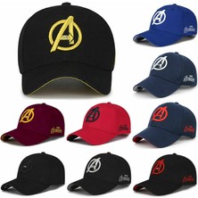 Luxuitems Marvel The Avengers Unisex Günlük Beyzbol Şapkası Vizör Brim Snapback Spor Güneş Şapkası (Yurt Dışından)