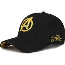 Luxuitems Marvel The Avengers Unisex Günlük Beyzbol Şapkası Vizör Brim Snapback Spor Güneş Şapkası (Yurt Dışından)