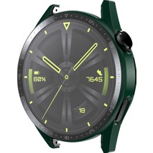 Enkay Mat Pc Kılıf + Gl Film Huawei Watch Gt 3 46mm Şeffaf (Yurt Dışından)