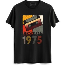 Vintage 1975 Best Of Siyah Tshirt