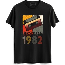 Vintage 1982 Best Of Siyah Tshirt