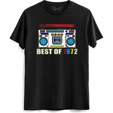 Vintage 1972 Best Of Tape Siyah Tshirt