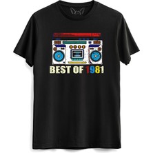 Vintage 1981 Best Of Tape Siyah Tshirt