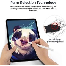 iPad 2018-2022 İçin Yanlış Dokunma Önleyici Stylus Kalem Beyaz (Yurt Dışından)