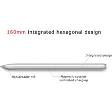 Huawei Matepad Pro İçin Orijinal Huawei M-Pencil Stylus Kalem Gümüş (Yurt Dışından)