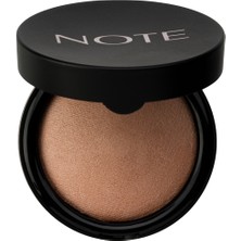 Note Baked Powder Işıltılı Bitişli Highlighter Toz Yüz Pudrası 02 Honey Warm