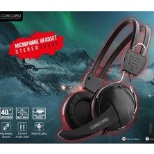 Myglobal Mikrofonlu Oyuncu Gaming Stereo Kulaklık Concord C-947