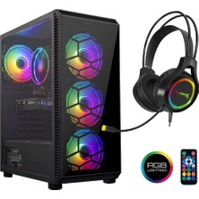 Turbox TX1281 Intel Core I5 650 8gb Ram 256GB SSD 4gb R7 240 Freedos Masaüstü Oyun Bilgisayarı