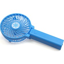Robeve Mini Fan Tutmalı Şarjlı 3 Kademeli Işıklı Fan Vantilatör Klima Soğutucu Fan Masaüstü Vantilatör