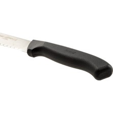 Pirge Ecco Pro Dişli Ekmek Bıçağı - Siyah - 17,5 cm