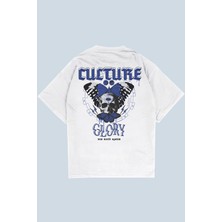 AyveGa Glory Beyaz Oversize  T-Shirt