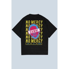 AyveGa No Mercy V2 Siyah Oversize  T-Shirt
