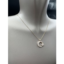 Fatih Sarraf 14 Ayar Altın Ay Yıldızlı Kolye 1,89 gram