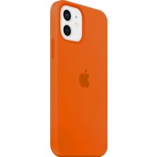 NFZ Apple iPhone 11 Lansman Kılıf Silikon Turuncu