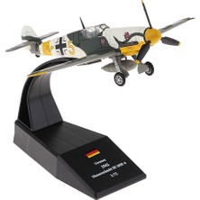 Elodie 1/72 BF-109 / ME-109 Avcı Hava Kuvvetleri Uçak Modeli ve Ekran Standı Dekor (Yurt Dışından)