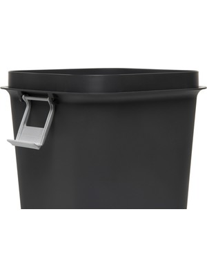 Motek Comfort Dust Bin Siyah Çöp Kovası - 8 lt