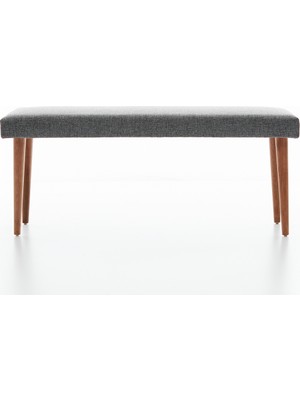 Evdebiz Konik Ayaklı Bench - Gri