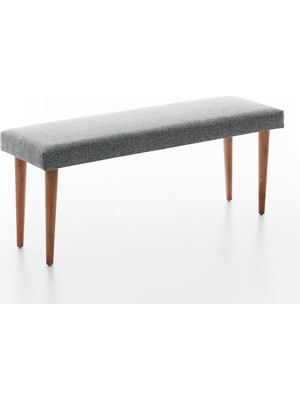 Evdebiz Konik Ayaklı Bench - Gri