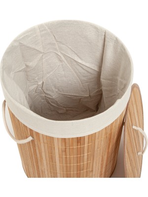 Decostyle Deco&style Bambu Çamaşır Sepeti - 48 Litre