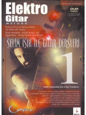 Bemol Müzik Yayınları BMY-074 Elektro Gitar Metodu 1 Selim Işık