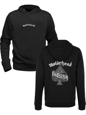 Motörhead Baskılı Siyah Ön Arka Baskılı Çocuk Sweatshirt