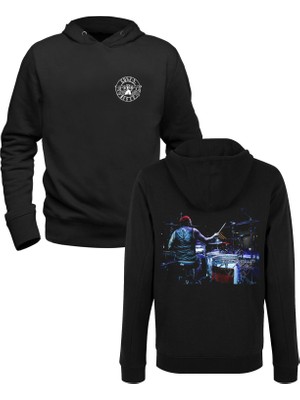 Gun N Roses Dijital Baskılı Siyah Ön Arka Baskılı Çocuk Sweatshirt