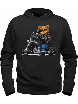 En Rouete Tedy Bear Siyah Çocuk Sweatshirt