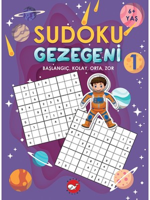 Sudoku Gezegeni 1 Başlangıç, Kolay, Orta, Zor 6+ Yaş - Ramazan Oktay