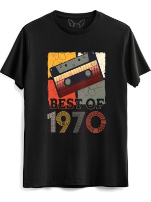 Vintage 1970 Best Of Siyah Tshirt