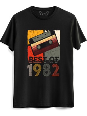 Vintage 1982 Best Of Siyah Tshirt