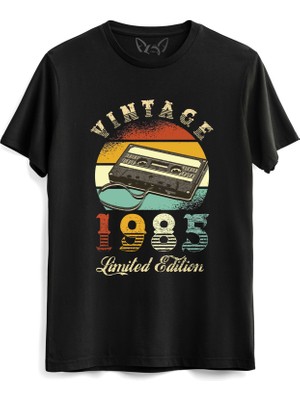 Vintage 1985 Limeted Edition Siyah Tshirt