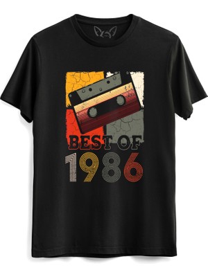 Vintage 1986 Best Of Siyah Tshirt