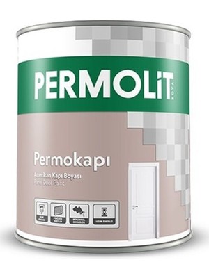 Permolit Panel Kapı Boyası 0,75 Lt Beyaz Permolit Permokapı