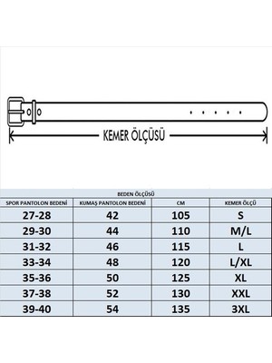 Goay Classic 3.5 cm Erkek Hakiki Rugan Deri Kemer (7002)