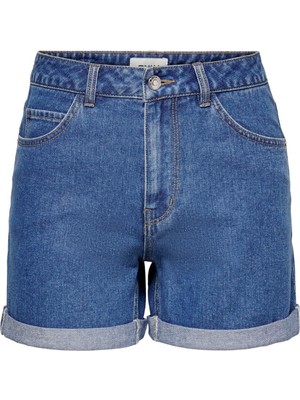 Only Onlvega Hw Anne  Shorts Mavi