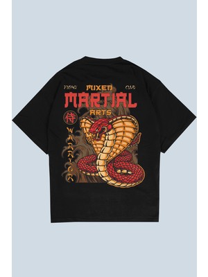 AyveGa Mma Siyah Oversize  T-Shirt