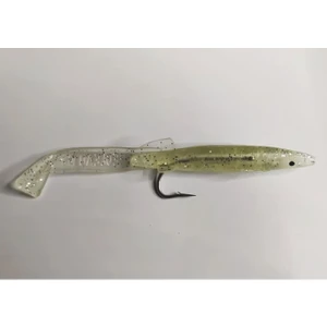ALDOS Raglou Tarzı Iğneli Silikon Yem 10,5 cm Şeffaf (2 ad)