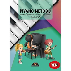 YR-043 Piyano Metodu Her Yaş Grubundan Yeni Başlayanlar Için-Sezgin Atilla
