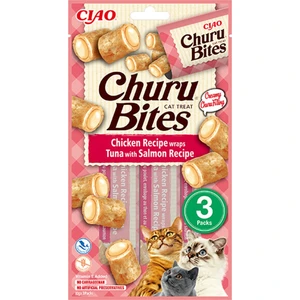 Bites Tavuk Sargılı, Ton Balıklı ve Somonlu Kedi Ödül Maması 3X10 Gr.