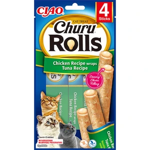 Ciao Sticks Tavuk Sargılı & Ton Balıklı Kedi Ödülü 4 x 10 Gr