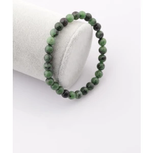 Alibaba Doğaltaş Anyolit Doğal Taş Bileklik 6 mm Küre Kesim