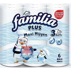 Plus Maxi Hijyen 3 Katlı Kağıt Havlu 6 Rulo