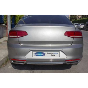 OMSA VW Passat B8 Krom Bagaj Alt Çıtası 2015-2019