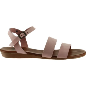 Bueno Shoes Pudra Nubuk Kadın Düz Sandalet