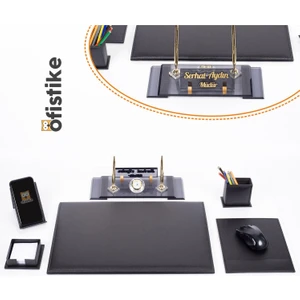 Assos Deri Sümen Takımı - Kristal İsimlikli Kabartma Yazılı