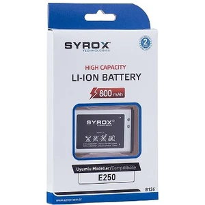 E250 Batarya Syrox - SYX-B126