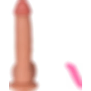 Bill Çift Katmanlı Ultra Gerçekci 23 cm Realistik Penis Dildo+Mini Vibratör