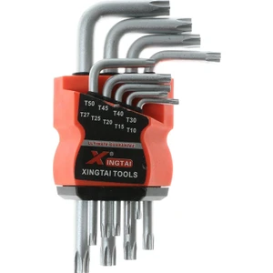Hırdavat Garajı 9 Parça Torx Kısa Allen-Alyan Anahtar Seti